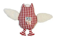 Organic Cotton Owl Rattle – Handmade GOTS Certified — Ansicht 2
