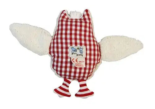 Organic Cotton Owl Rattle – Handmade GOTS Certified — Ansicht 2