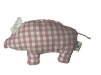 Organic Rattle Pig handmade organic cotton corn fiber vegan hypoallergenic — Ansicht 2