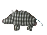 Organic Cotton Rattle Wild Boar – Handmade GOTS Certified — Ansicht 2