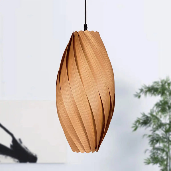 Cherry Wood Pendant Lamp 'Ardere'