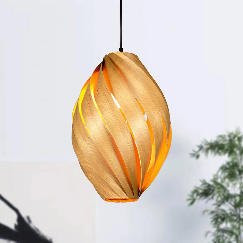Cherry Wood Pendant Lamp 'Ardere' — Ansicht 9