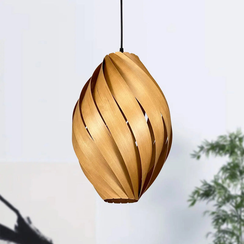 Cherry Wood Pendant Lamp 'Ardere' — Ansicht 10