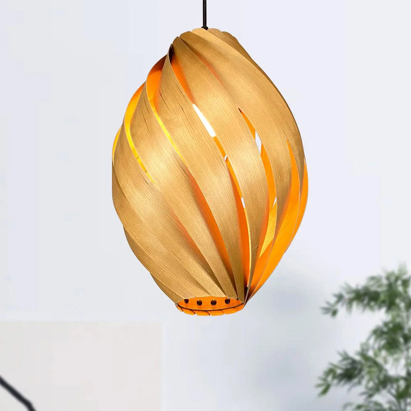 Cherry Wood Pendant Lamp 'Ardere' — Ansicht 11