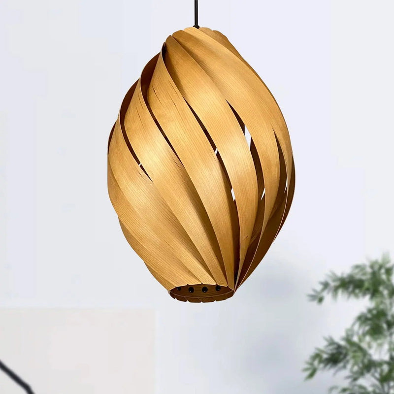 Cherry Wood Pendant Lamp 'Ardere' — Ansicht 12