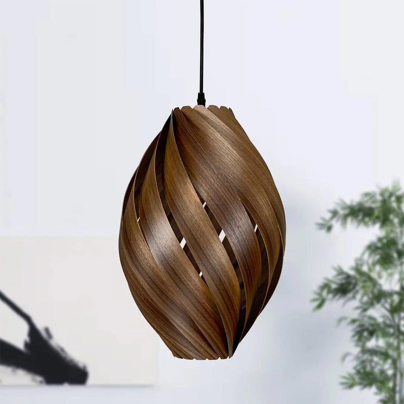 Lampenschirm Ardere aus Nussbaumholz – handgefertigt Köln, FSC-zertifiziert — Ansicht 15