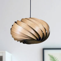 Suspension lamp 'Quiescenta' made of oak wood — Ansicht 4