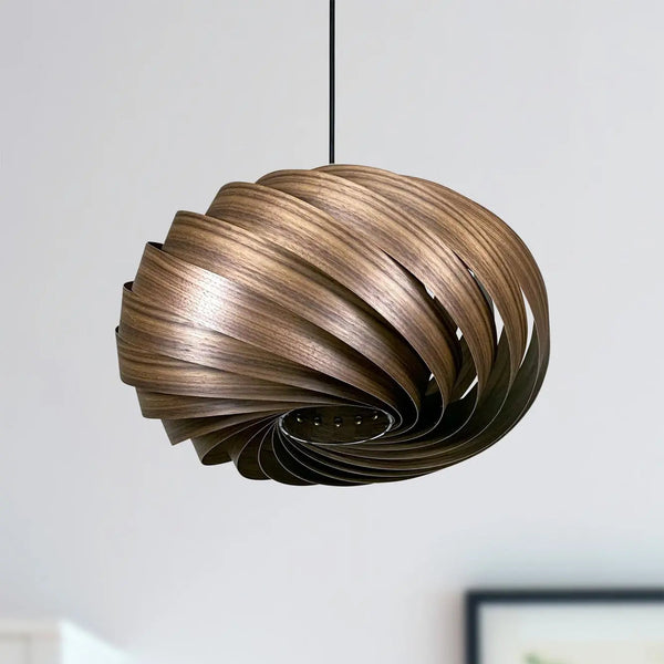 Walnut Pendant Light 'Quiescenta'