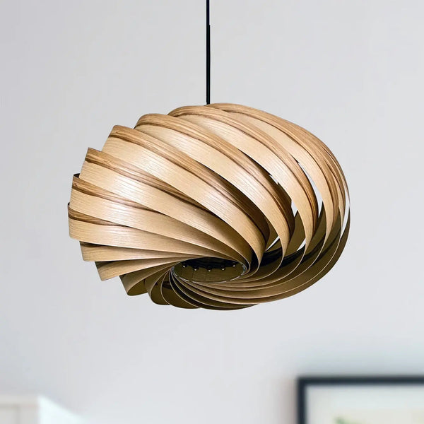 'Quiescenta' pendant light in olive ash