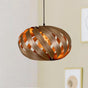 Pendant Lamp Serentia Walnut 55 cm Handmade Cologne