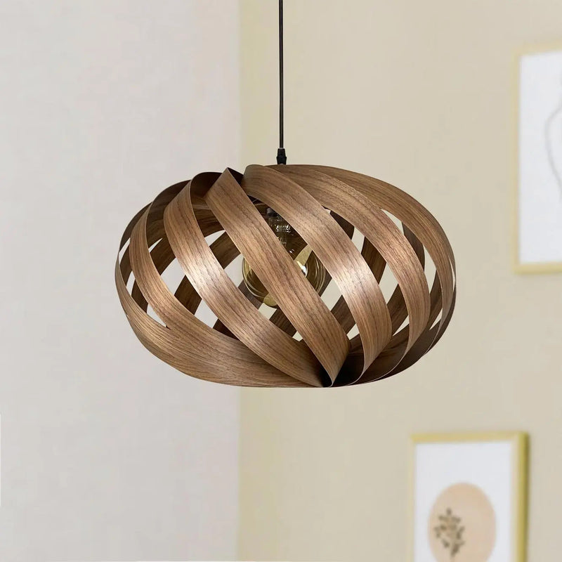 Pendant Lamp Serentia Walnut 55 cm Handmade Cologne — Ansicht 2