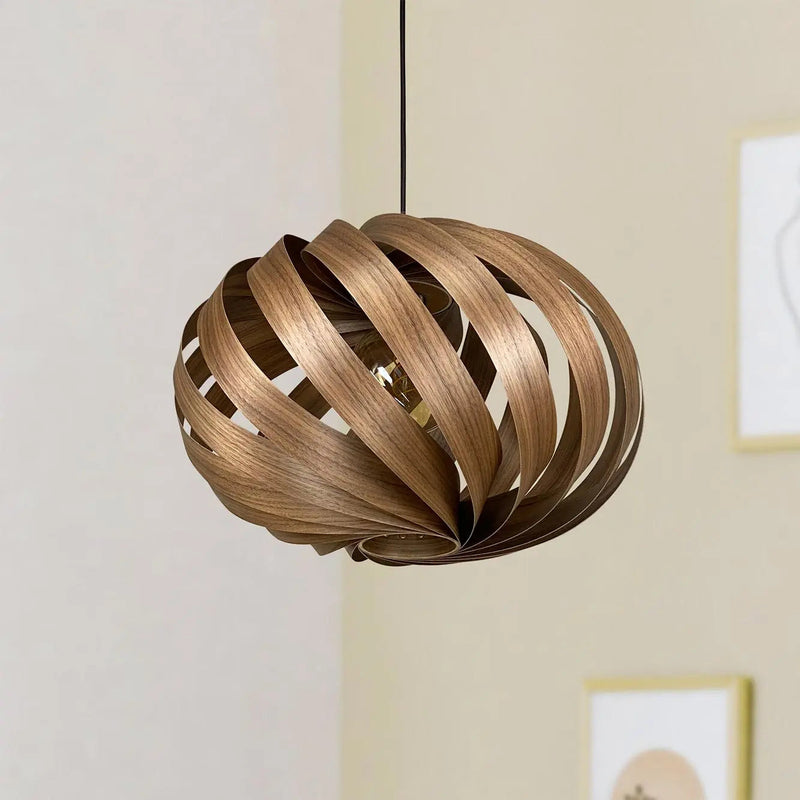 Pendant Lamp Serentia Walnut 55 cm Handmade Cologne — Ansicht 4