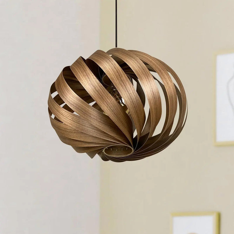 Pendant Lamp Serentia Walnut 55 cm Handmade Cologne — Ansicht 6