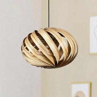 Hängeleuchte 'Serentia' aus Olivesche 55 cm Gofurnit