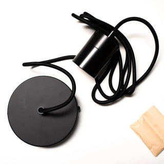 Hängeleuchte 'Veneria' aus Nussbaumholz 70 cm Gofurnit