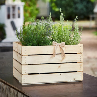 Helle Holzkiste – Großformat 50×40×30 | Unbehandelt | Vielseitig