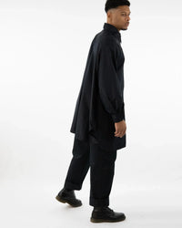 NOBUO Dark – Unisex Oversized Fit Shirt made from Deadstock | Handmade in Berlin — Ansicht 5