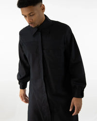 NOBUO Dark – Unisex Oversized Fit Shirt made from Deadstock | Handmade in Berlin — Ansicht 10