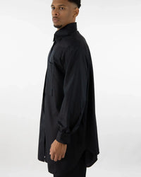 NOBUO Dark – Unisex Oversized Fit Shirt made from Deadstock | Handmade in Berlin — Ansicht 13