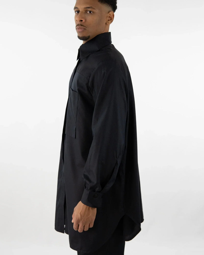 NOBUO Dark – Unisex Oversized Fit Shirt made from Deadstock | Handmade in Berlin — Ansicht 13