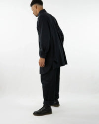 NOBUO Dark – Unisex Oversized Fit Shirt made from Deadstock | Handmade in Berlin — Ansicht 6