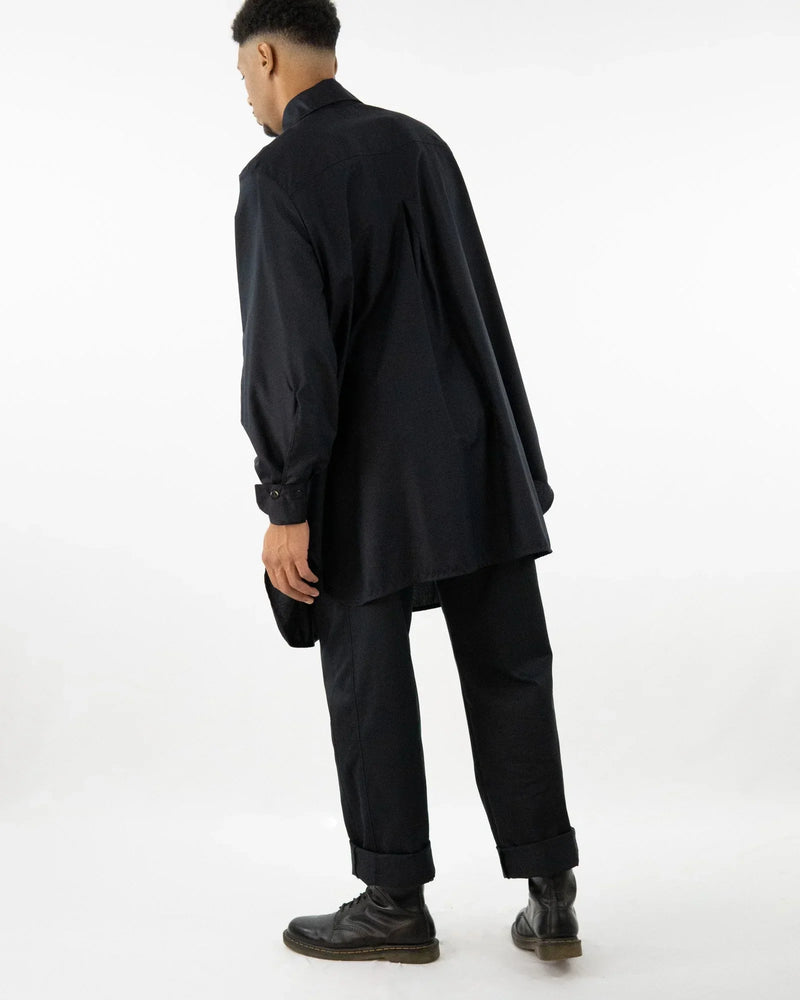 NOBUO Dark – Unisex Oversized Fit Shirt made from Deadstock | Handmade in Berlin — Ansicht 7