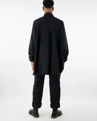 NOBUO Dark – Unisex Oversized Fit Shirt made from Deadstock | Handmade in Berlin — Ansicht 8