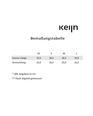 Armstulpe MIDNIGHT | Lange Ärmelstulpen | Bio-Baumwolle