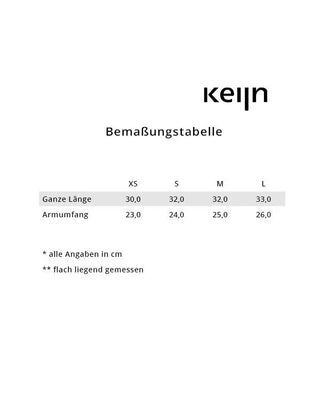 Armstulpe BLUE BIG FOLD | Lange Ärmelstulpen | Bio-Baumwolle