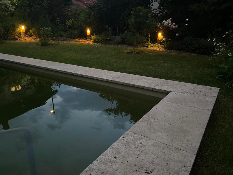 Nüri Path Light – Garden lamp handcrafted from reclaimed wood — Ansicht 4