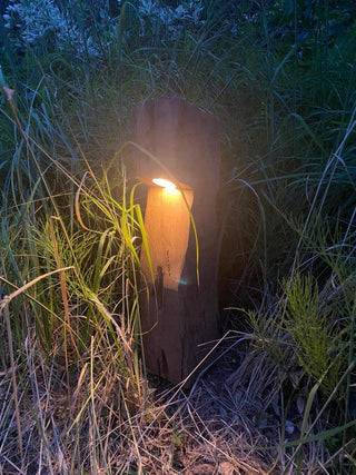 Nüri Wegeleuchte – Fachwerkholz | Nachhaltig | Handgefertigt