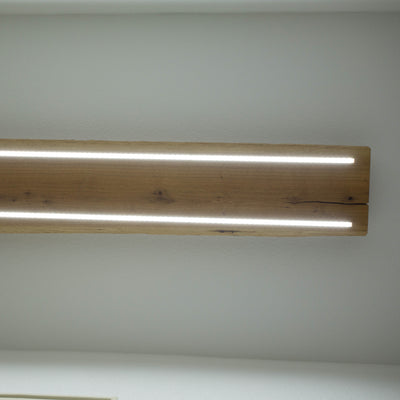 Flurlampe LANTERNA Holz mit LED – handgefertigt Schwarzwald