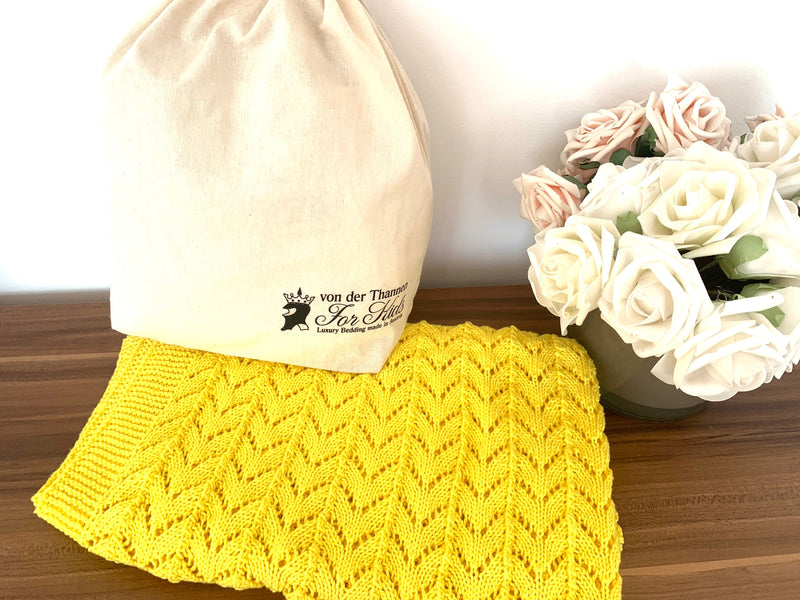 Baby Knit Blankets Cotton – Handcrafted in Austria | Soft & Skin-friendly — Ansicht 3