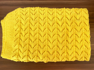 Baby Strickdecken Baumwolle – Handgefertigt | Weich & Hautfreundlich | Perfektes Geschenk