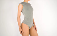 BODY LINE Striped Boat Neck Bodysuit Organic Cotton — Ansicht 2
