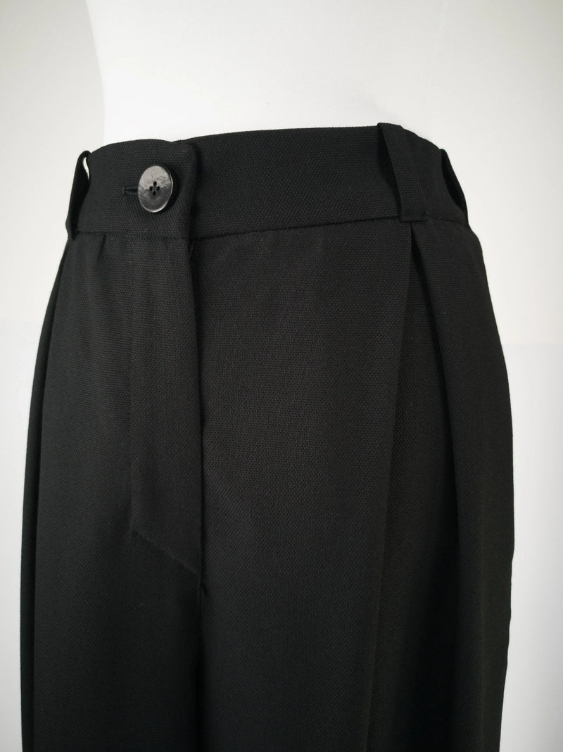PANTS SMART BLUE – Wide wool trousers with pleats, handcrafted Berlin — Ansicht 12