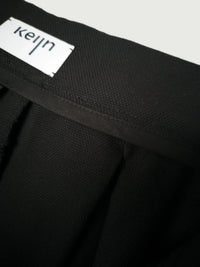 Culotte SMART – Wide-swinging trousers made of organic moleskin with pleats — Ansicht 7