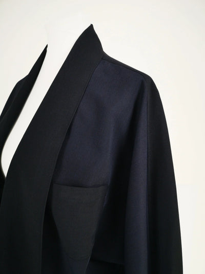 POLK BLUE Unisex Worker Jacket made from Deadstock Wool