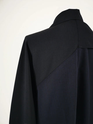 POLK BLUE | Unisex worker jacket | Deadstock wool from Italy