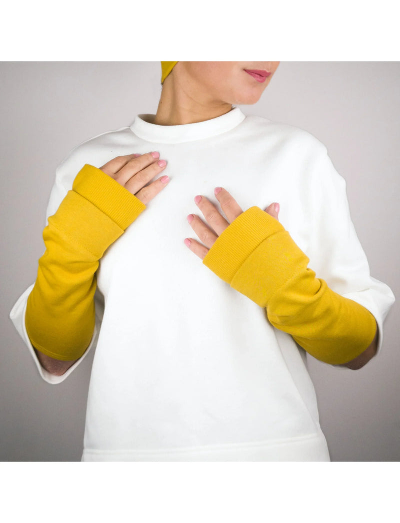 Arm Warmers SUN BIG FOLD – Long Sleeve Arm Warmers Organic Cotton — Ansicht 2