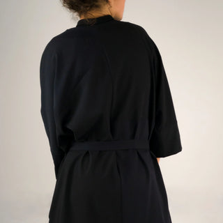 DRESS COAT | Convertible Coat Dress | Deadstock coolwool