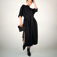DRESSCOAT Convertible Coat Dress Made from Deadstock Cool Wool — Ansicht 4