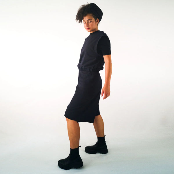 Sleeveless Sweater MINIMAL Short-sleeved Blouse Wool Deadstock Berlin-Kreuzberg