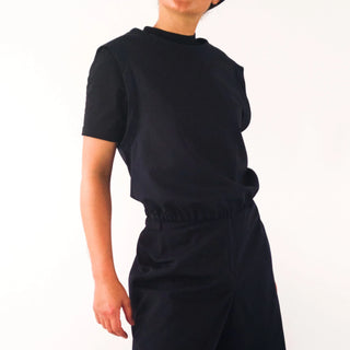 Pullunder MINIMAL | Kurzarmbluse mit tiefem Armloch | Wolle