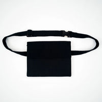 BLACK KEIJN POUCH FANNY PACK ROME Black – Organic Cotton Clutch Convertible — Ansicht 1