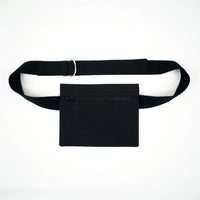 BLACK KEIJN Fanny Pack Tiblisi Black – Organic Cotton Moleskin convertible — Ansicht 3