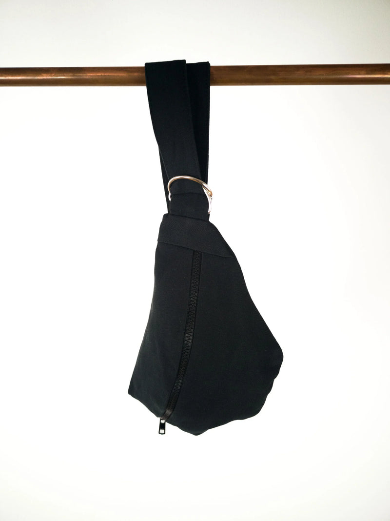 Cross Body Bag TOMI BLACK – Organic Cotton Fanny Pack — Ansicht 2