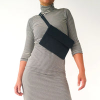 Case Fanny Pack PARIS VULCAN Crossbody Clutch Organic Moleskin handmade Berlin — Ansicht 2