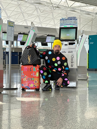 Balls Glitter Joggers – Unisex | Glitter Dots Allover | Jogger‑Fit