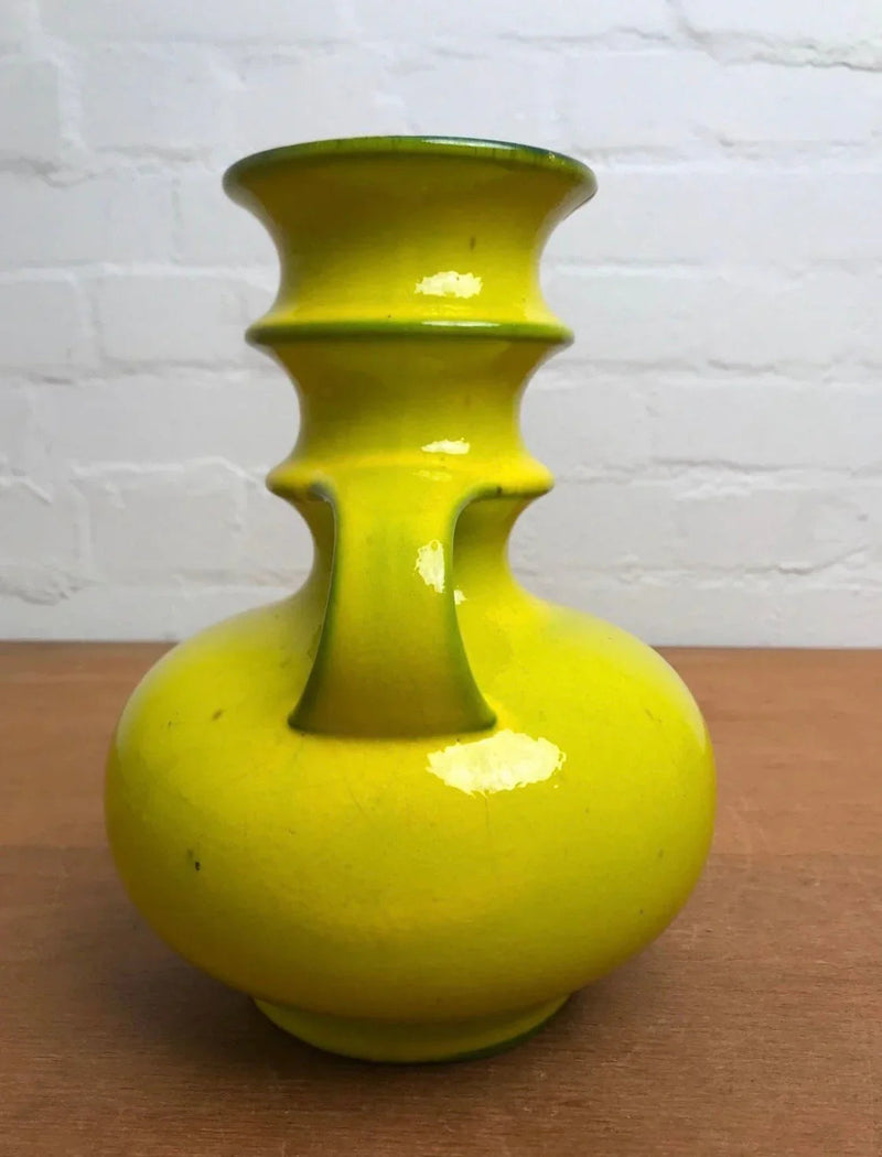 Table Lamp Steuler Handle Vase Pagoda Style Neon Yellow Mid Century Design — Ansicht 9